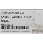 Germany, Baden, 2 mark 1906 - NGC MS64