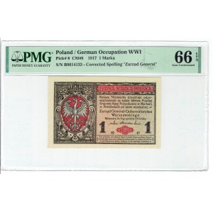 GG, 1 mkp 1916 B Generál - PMG 66 EPQ