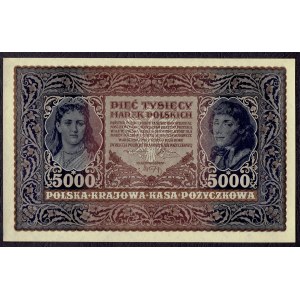 II RP, 5000 polských marek 1920 III SÉRIE H