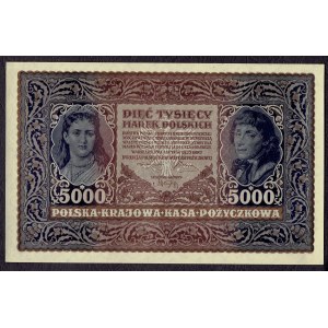II RP, 5000 polských marek 1920 III SÉRIE H