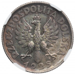 II Republic of Poland, 1 zloty 1925, London - NGC MS63