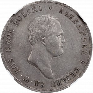 Congress Poland, 10 zlotych 1822 - NGC AU55