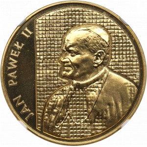 People's Republic of Poland, 10,000 gold 1989 John Paul II - NGC MS66