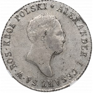 Polské království, Alexandr I., 2 zloté 1819 - NGC AU58