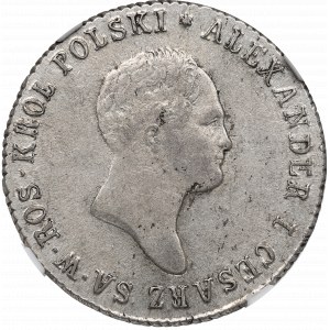 Poland under Russia, Alexander I, 2 zloty 1819 - NGC AU58