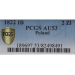 Poland under Russia, Alexander I, 2 zloty 1822 - PCGS AU53