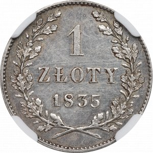 Free City of Cracow, 1 zloty 1835 - NGC MS62