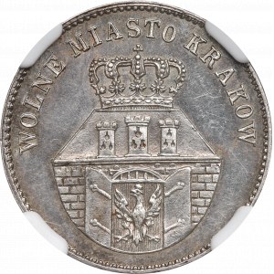 Svobodné město Krakov, 1 zl. 1835 - NGC MS62