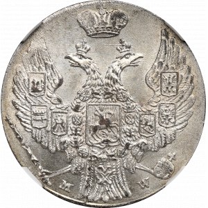 Poland under Russia, Nicholas I, 10 groschen 1840 - NGC MS63