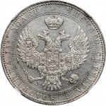 Poland under Russia, Nicholas I, 3/4 rouble=5 zloty 1840 MW - NGC MS60