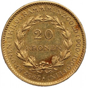 Rakousko, 20 korun 1923