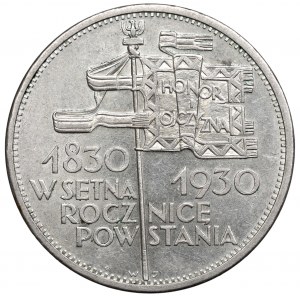 II Republic of Poland, 5 zloty 1930 November uprising