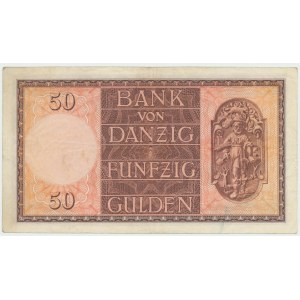 Gdańsk, 50 guldenów 1937 - H