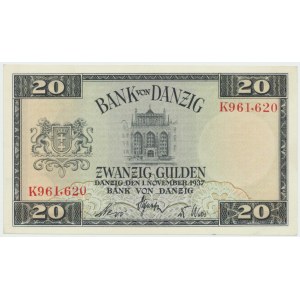 Danzig, 20 Gulden 1932 - K