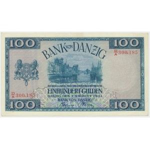Danzig, 100 guldenů 1931 - D/A