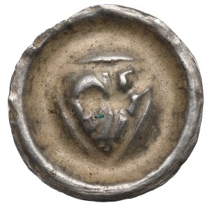 Eastern Pomerania, Sambor II Tczewski (1217-1278), brakteat, griffin on shield