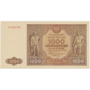 People's Republic of Poland, 1000 zloty 1946 P