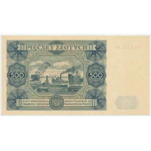 People's Republic of Poland, 500 zloty 1947 D2