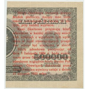 II RP, 1 grosz AP 1924 - lewa połowa