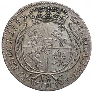 Germany, Saxony, 18 groschen 1753, Leipzig