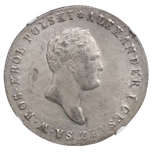 Polské království, Alexandr I., 5 zlatých 1816 IB - NGC AU58