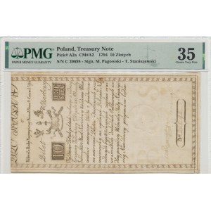 10 złotych 1794 C - D&CBLau - PMG 35