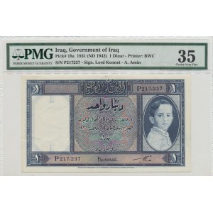 Iraq, 1 dinar 1931 PMG 35