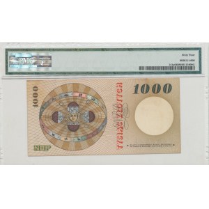 PRL, 1000 złotych 1965 F - PMG 64