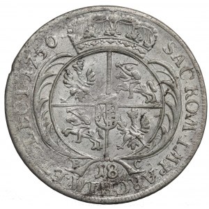 Germany, Saxony, Friedrich August II, 18 groschen 1756