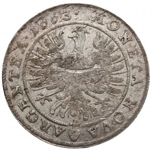 Slezsko, knížectví legnicko-brzeské, 15 krajcarů 1663, Brzeg