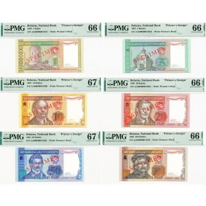 Belarus, Set of 1-100 RUB 1993 SPECIMEN (6 copies)