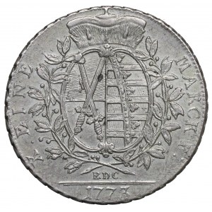 Germany, Saxony, Thaler 1773