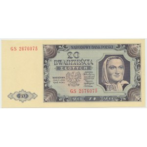 PRL, 20 złotych 1948 GS