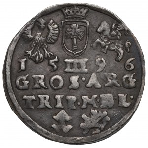 Zikmund III Vasa, Trojka 1596, Vilnius - datum nahoře