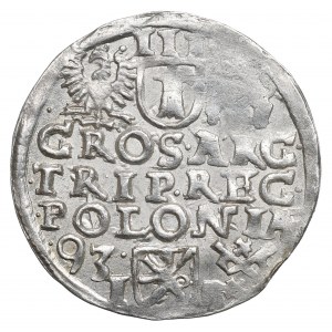 Sigismund III, 3 groschen 1593, Posen