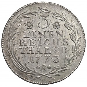 Niemcy, Prusy, Frederick II, 1/3 thaler 1773 A