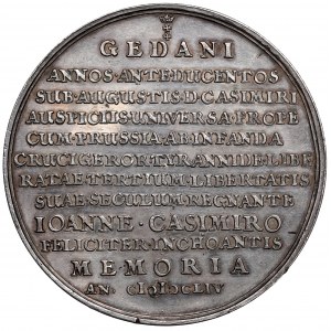 John II Casimir, Medal for the 200th anniversary of the annexation of Prussia to Poland 1654, Höhn