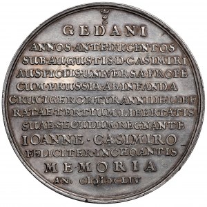 Jan II Kazimierz, Medal na 200-lecie przyłączenia Prus do Polski 1654, Höhn