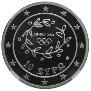 Řecko, 10 Euro 2004 Olympijské hry - NGC PF70 Ultra Cameo