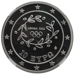 Greece, 10 euro 2004 Olympic Games - NGC PF70 Ultra Caemo