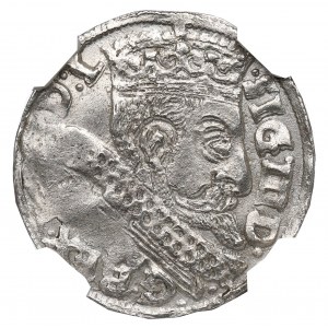 Zikmund III Vasa, Trojak 1599, Bydgoszcz - NGC MS62