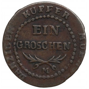 Free city of Danzig, 1 groschen 1809