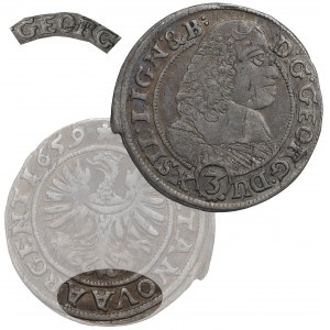 Schlesien, Duchy Brieg-Liegnitz-Wohlau, 3 kreuzer 1657, Brieg