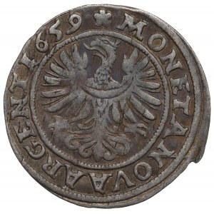 Śląsk, Księstwo Brzesko-Legnicko-Wołowskie, Jerzy III Brzeski, 3 Krajcary 1657, Brzeg - nieopisany