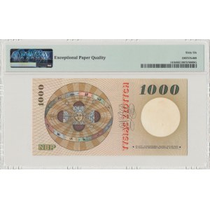 PRL, 1000 złotych 1965 F - PMG 66 EPQ