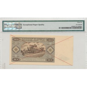 PRL, 10 złotych 1948 D - SPECIMEN 0000000 - PMG 66 EPQ