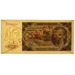 PRL, 10 złotych 1948 D - SPECIMEN 0000000 - PMG 66 EPQ