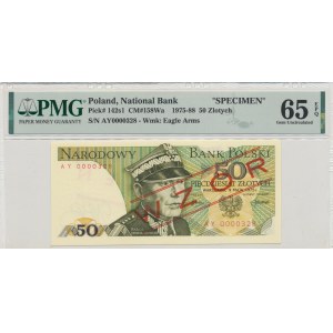 PRL, 50 zloty 1975 - AY - MODEL- PMG 65 EPQ