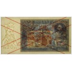 II RP, 20 złotych 1931 AK - WZÓR - PMG 50