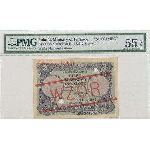 II Republic of Poland, 2 zloty 1925 - PMG 55